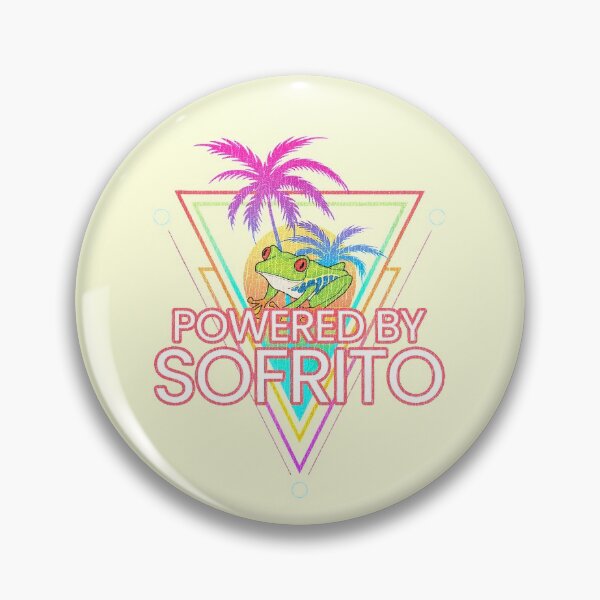 Item preview, Funny Puerto Rico Retro Sunset "Powered By Sofrito" designed and sold by ETIndustries.