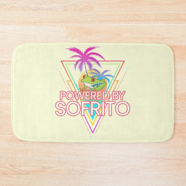 Item preview, Funny Puerto Rico Retro Sunset "Powered By Sofrito" designed and sold by ETIndustries.