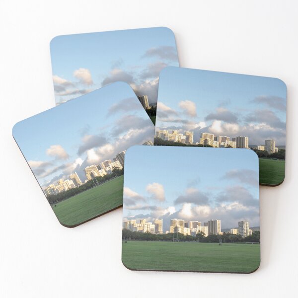 Item preview, Downtown Honolulu from afar designed and sold by Sanish Shrestha.