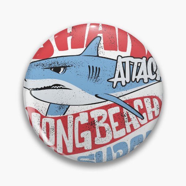 Item preview, ataque de tiburón long beach surf santa mónica designed and sold by naturehikers.