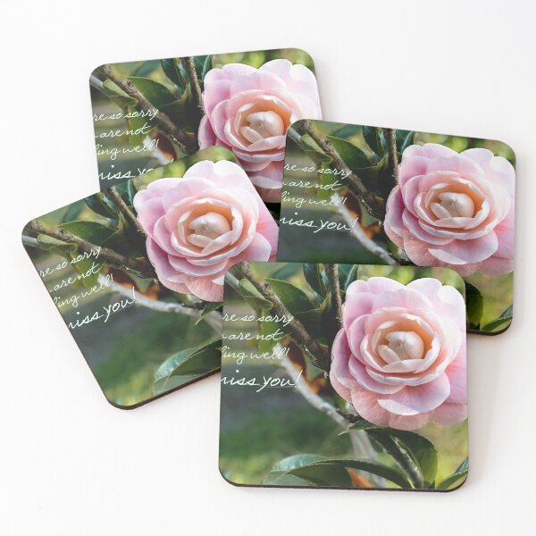 Item preview, The Pink Camelia Get Well designed and sold by nbrandsberg.