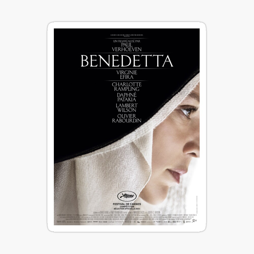 Cannes Film Festival 2021 Benedetta Movie Poster Poster By Carlyxe Redbubble