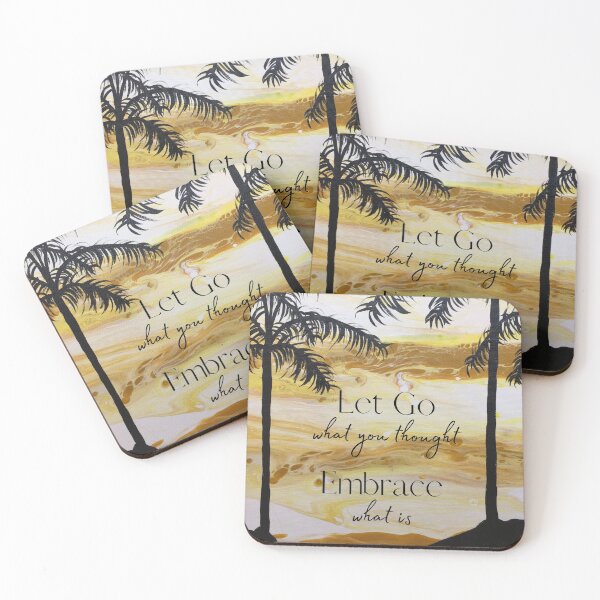 Item preview, Let Go and Embrace Inspirational Quote designed and sold by ComplicatedEase.