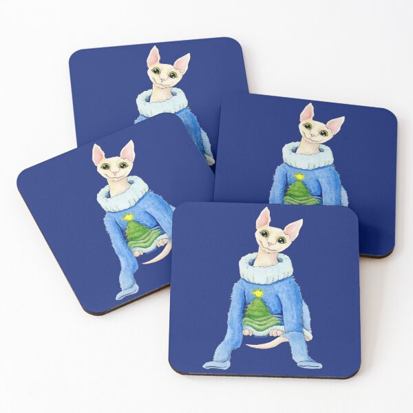Item preview, Fuzzy Sweater Sphinx Cat designed and sold by Casey Wilkinson.