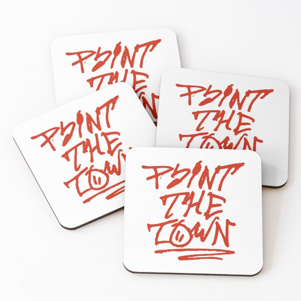 Item preview, Red Paint The Town Graffiti Tag LOONA designed and sold by dayxtime.