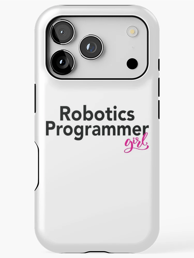 Thumbnail 1 of 4, iPhone Case, Robotics Programmer Girl designed and sold by ProjectRobotics.