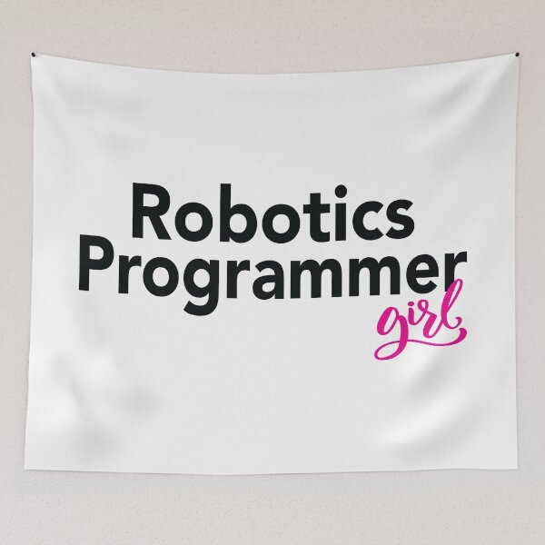 Item preview, Robotics Programmer Girl designed and sold by ProjectRobotics.