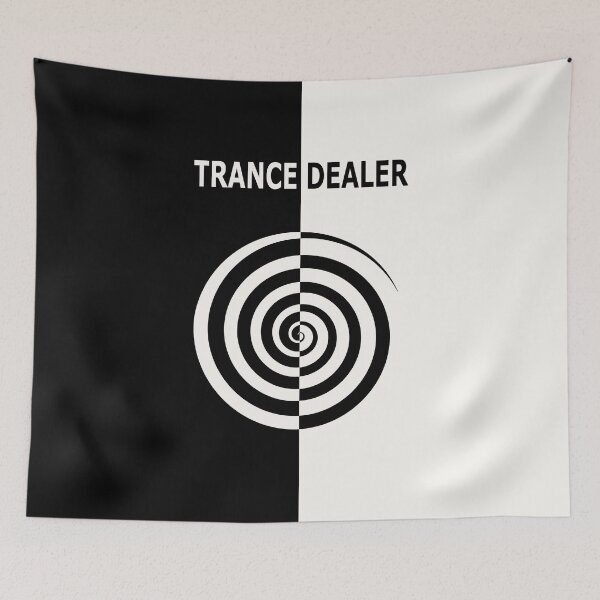 Item preview, Trance Dealer, Black and Off White Ocher designed and sold by CalamityToys.
