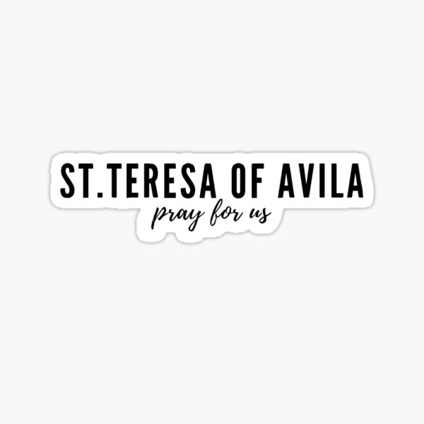 Item preview, St. Teresa of Avila pray for us designed and sold by delborg.