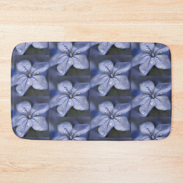 Item preview, Blue Flower with Water Drops Apparels and Household Items designed and sold by Taharat  Tazrin.