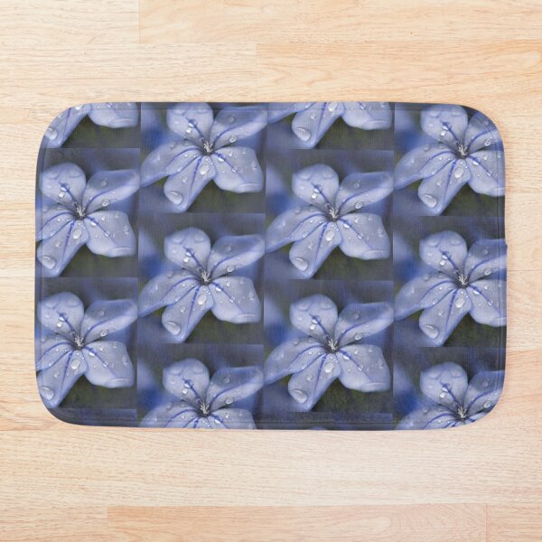 Item preview, Blue Flower with Water Drops Apparels and Household Items designed and sold by Taharat  Tazrin.