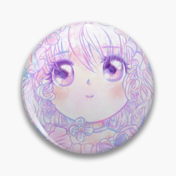 Item preview, Hydrangea Girl - Cute Kawaii Anime Original Character Watercolor Art designed and sold by BonBonBunny.