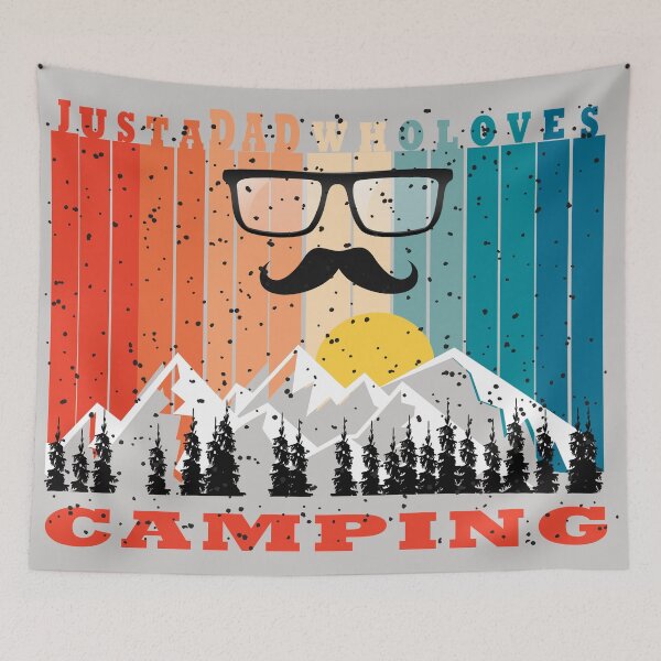 Item preview, just a dad who loves camping designed and sold by naturehikers.