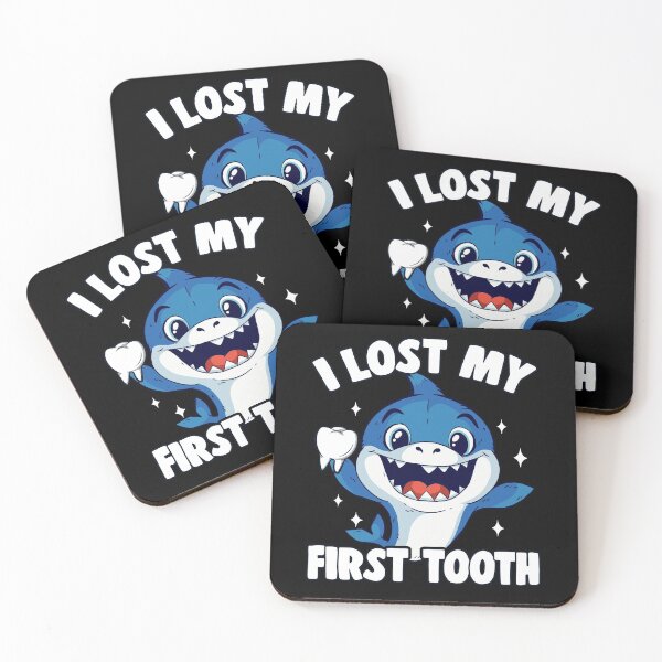 Item preview, I Lost My First Tooth Tooth Fairy Teeth Out Shark Boys designed and sold by Stronzi.