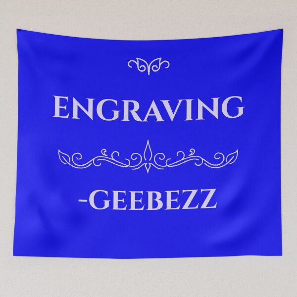 Item preview, Engraving T-shirt designed and sold by GeeBezz.