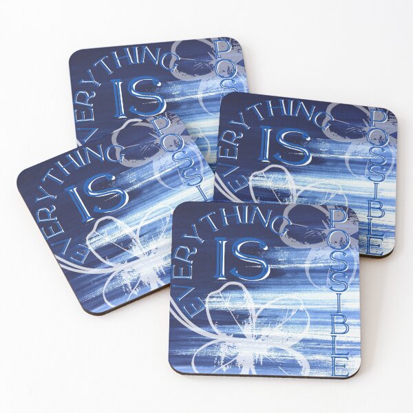 Item preview, Everything is Possible in Blue designed and sold by ElMarisa.