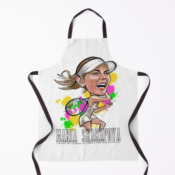 Item preview, Maria sharapova caricature drawing - I want my tennis to speak for everything. designed and sold by JeloArt.