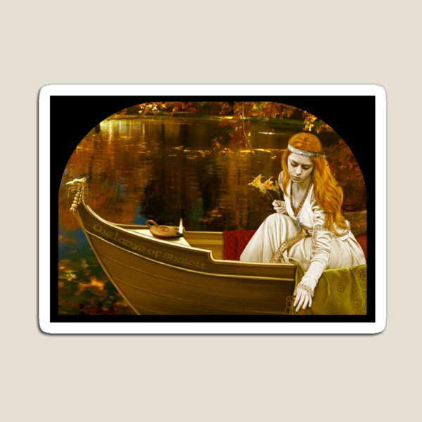 The Lady of Shalott Magnet