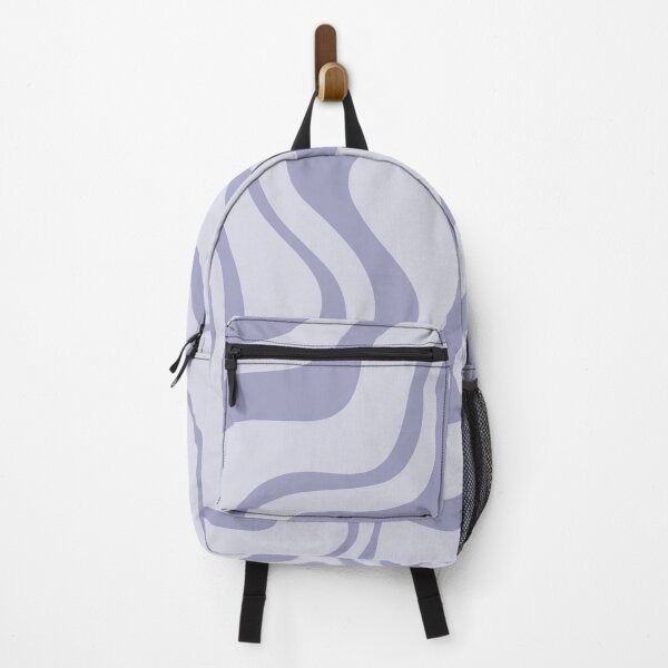 Item preview, Retro Liquid Swirl Abstract Pattern in Double Light Purple designed and sold by kierkegaard.