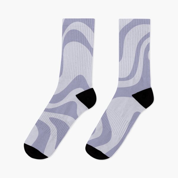 Item preview, Retro Liquid Swirl Abstract Pattern in Double Light Purple designed and sold by kierkegaard.