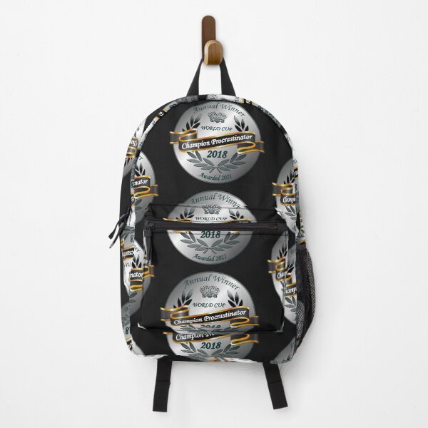 Item preview, CHAMPION PROCRASTINATOR Annual Winner award delayed funny designed and sold by SolidEarthArt.