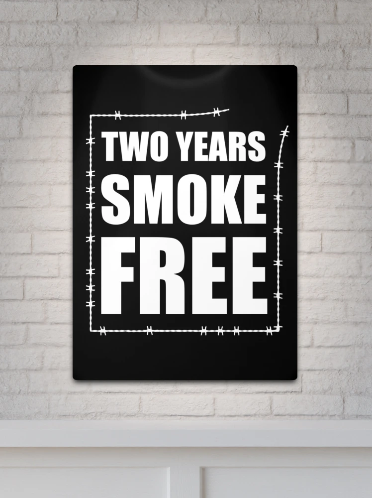 Jubiläum „Drei Jahre ohne Rauchen“ – rauchfrei | Poster