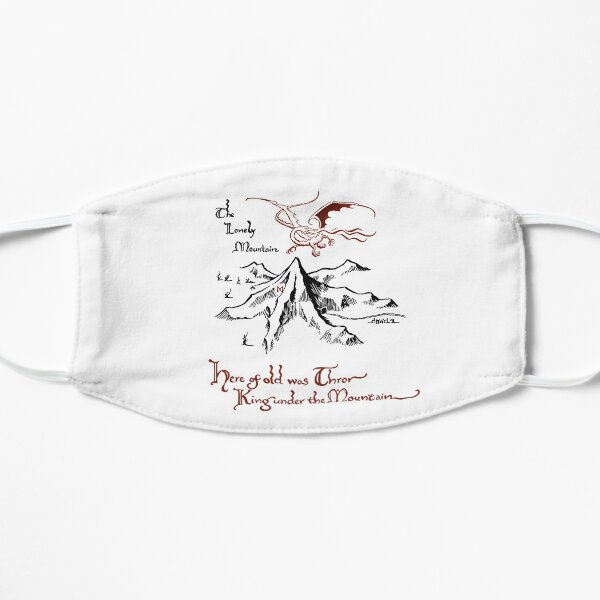 Smaug above Erebor - THE ORIGINAL by Fetzenbude ❤️ Flat Mask