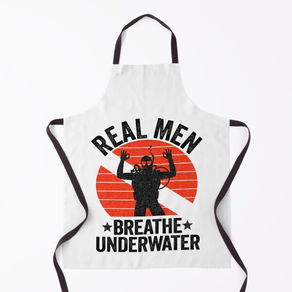 Item preview, Real Men Breathe Underwater Scuba Diving Diver Down Flag designed and sold by Stronzi.