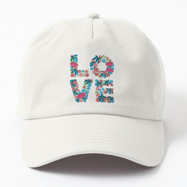 FLOWERED LOVE - UnBlink Studio by Jackie Tahara Dad Hat