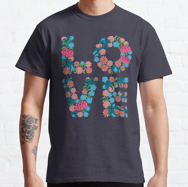 FLOWERED LOVE - UnBlink Studio by Jackie Tahara Classic T-Shirt