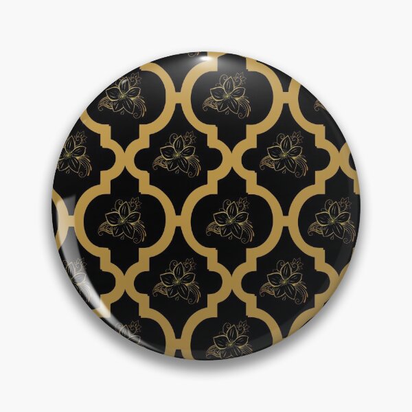 Item preview, Black and Golden Flower Design Apparel and Household Items designed and sold by Taharat  Tazrin.