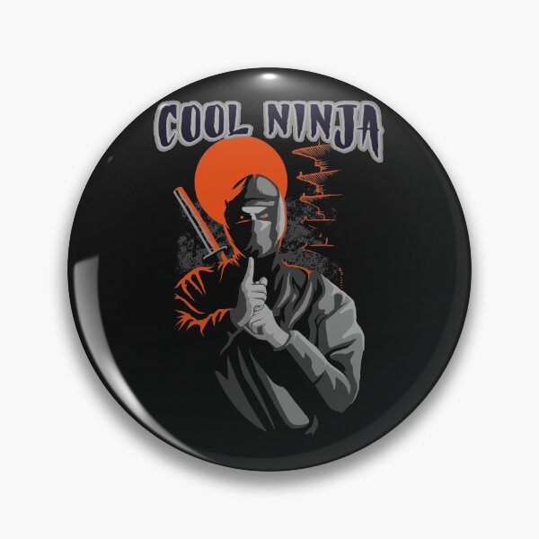 Item preview, Cool Ninja martial art fighter warrior designed and sold by MerchByCraig.