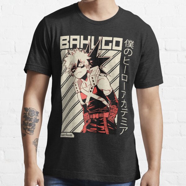 Bakugo Katsuki My Hero Academia T Shirt For Sale By Weebasu Redbubble Bakugo T Shirts