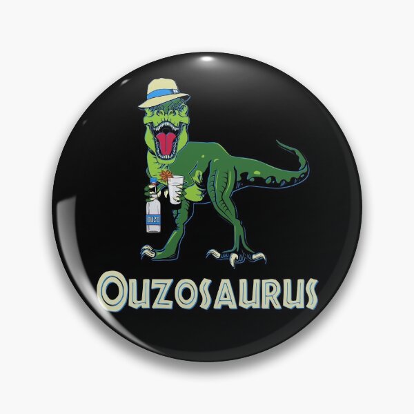 Item preview, Ouzosaurus Rex Ouzo Dinosaur Ouzo Drinker Rex Graphic Design designed and sold by brunsch-print.