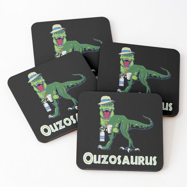 Item preview, Ouzosaurus Rex Ouzo Dinosaur Ouzo Drinker Rex Graphic Design designed and sold by brunsch-print.