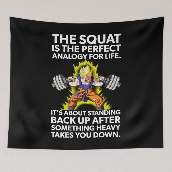 Item preview, Squat Analogy For Life - Gym Motivational  designed and sold by gohanflex.