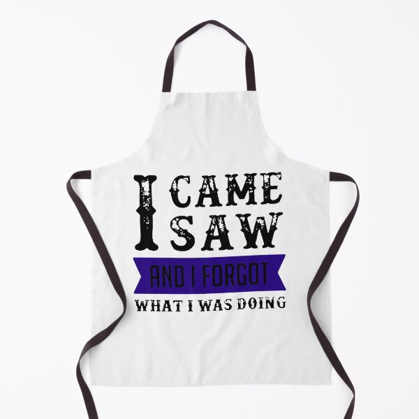 Item preview, I Came I Saw I Forgot What I Was Doing Black & Blue designed and sold by WearWolfDesigns.