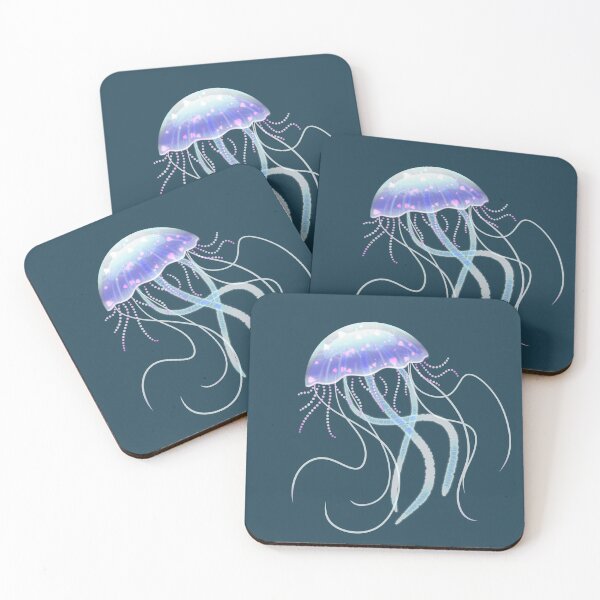 Item preview, Kawaii Pastel Jellyfish designed and sold by ArtByViq.