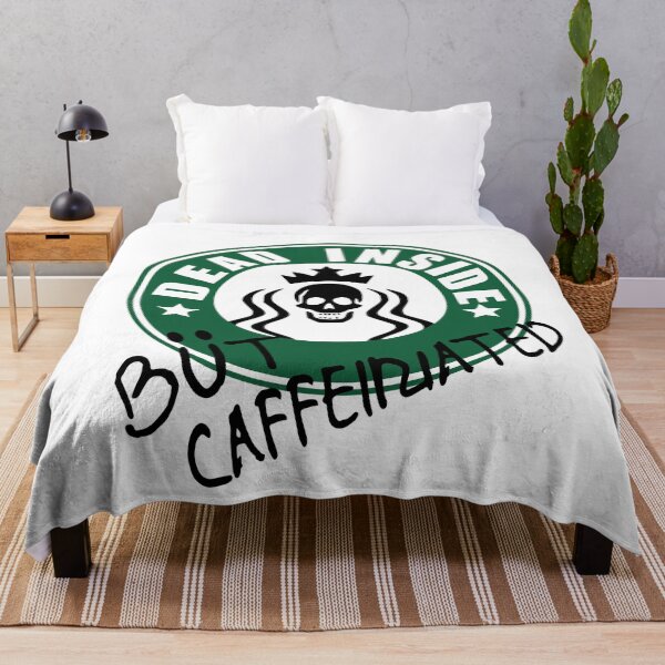 Item preview, Dead Inside But Caffeinated designed and sold by printhappy4you.