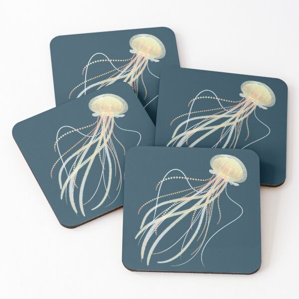 Item preview, Happy Pastel Jellyfish designed and sold by ArtByViq.