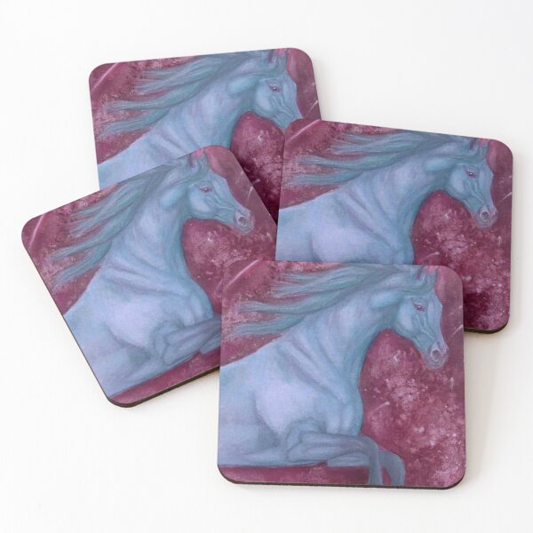 Item preview, Blue horse jumping in the sky designed and sold by horseaddicted.