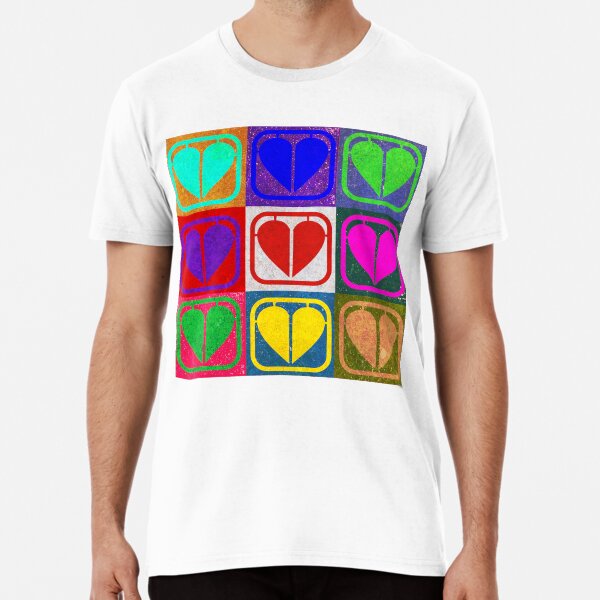 Warhol Heart Part Premium T-Shirt