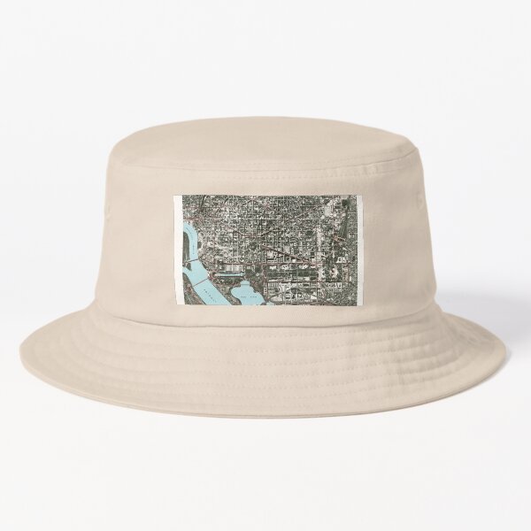Vista previa del artículo con la obra «Antiguo mapa satelital de fotografías de Washington DC (1968), Atlas antiguo del distrito de Columbia», diseñado y vendido por BravuraMedia.