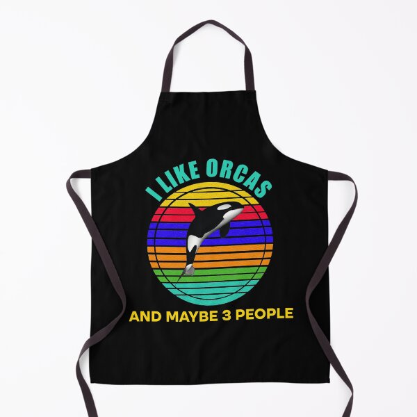 Item preview, Retro Killer Whale I Like Orcas And Maybe Like 3 People designed and sold by Rami Khalifah.