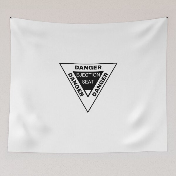 Item preview, DANGER Ejection Seat | Aircraft Car Bumper Sticker, T-Shirt designed and sold by EarthReliant.