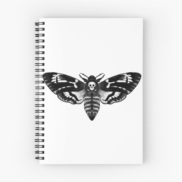 Item preview, Deaths Head Moth Tattoo designed and sold by ElectricEyeSpy.