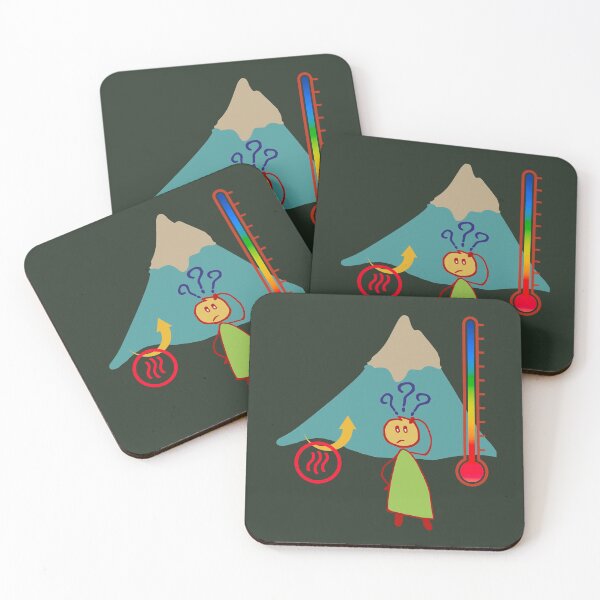Item preview, Huh?! Warm air rises. High altitudes are colder. funny designed and sold by SolidEarthArt.
