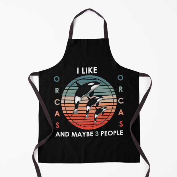 Item preview, Retro Killer Whale I Like Orcas And Maybe Like 3 People designed and sold by Rami Khalifah.