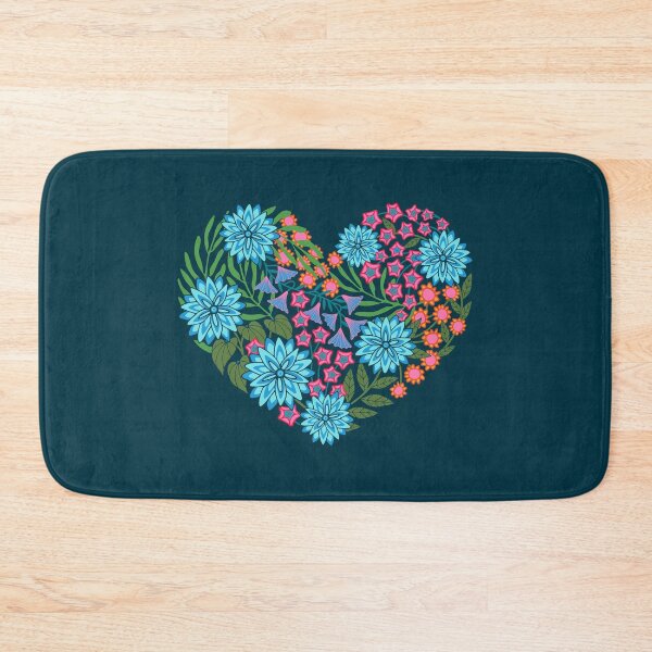 Item preview, FLOWERED HEART - UnBlink Studio by Jackie Tahara designed and sold by Jackie Tahara of UnBlink Studio.