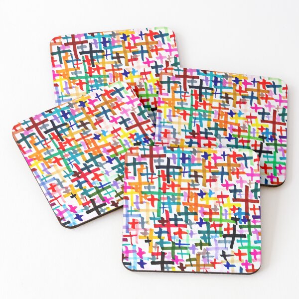 Item preview, Colorful Crosses Pattern designed and sold by artistoutfitter.